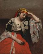 Juive dAlger, Jean Baptiste Camille  Corot